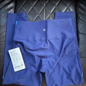 Athleta INTERVAL STASH TIPPED 7/8 TIGHT LEGGINGS NWT SZ S